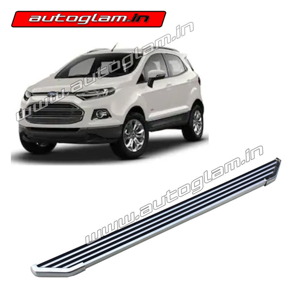 Ford Ecosport 20132022 Aluminium Foot Step, Side Step, and Chrome Fin