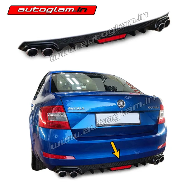 Rear diffuser deals for skoda rapid