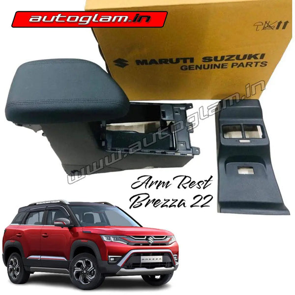 Maruti Suzuki Brezza 2022 Arm Rest, Color-Black, AGMSB22AR – autoglam