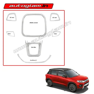 Vitara brezza interior chrome shop accessories