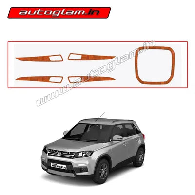 Vitara brezza deals interior wooden kit