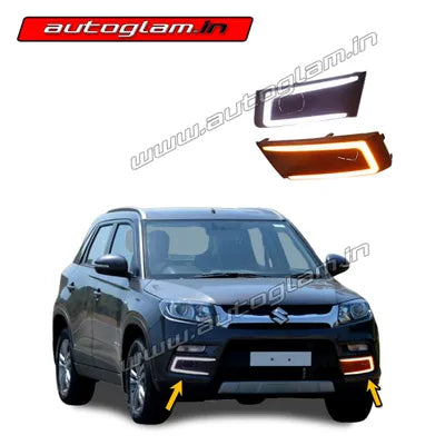 Vitara brezza deals led fog lamp