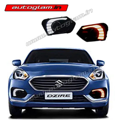 Swift dzire deals fog lamp drl