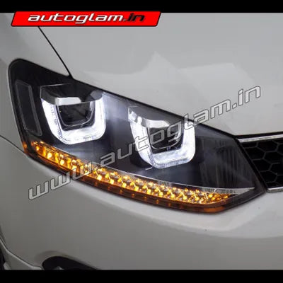 Volkswagen Vento 2010-20 BMW Style HID Projector Headlights
