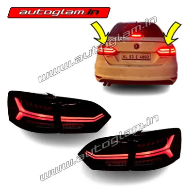 Volkswagen Jetta BMW Style Aftermarket LED Tail light Assembly
