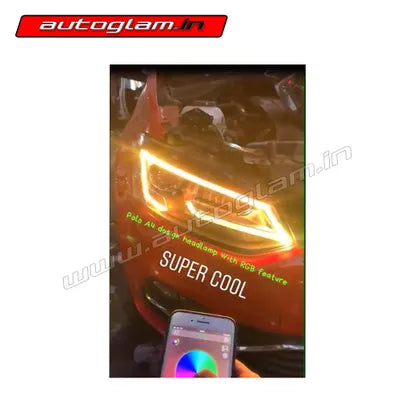 Volkswagen Polo RGB DRL Projector Head Lamp