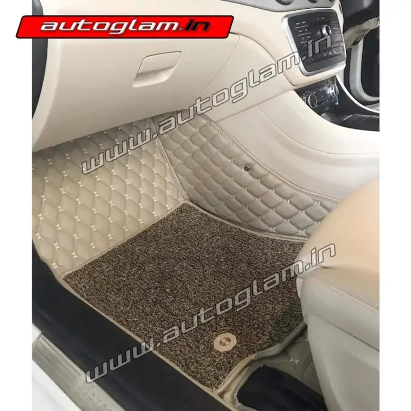 7D Mats for Maruti Suzuki Baleno All Models, Color Beige