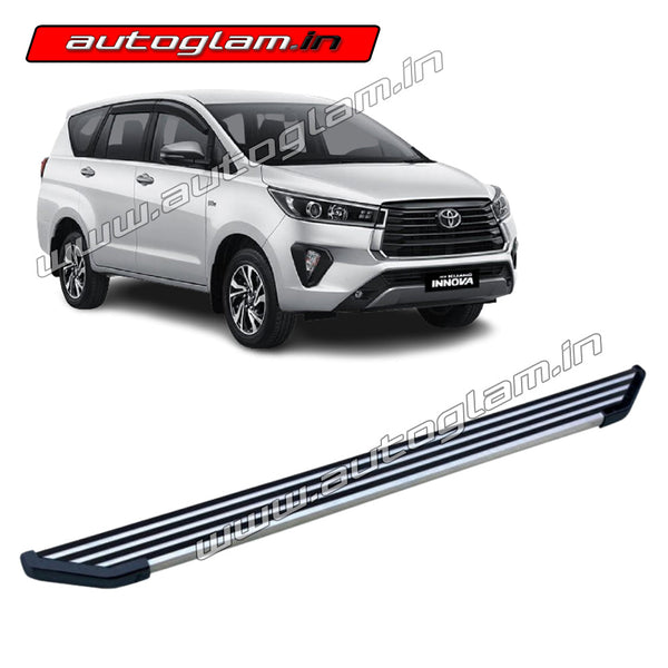 Innova Crysta Foot Step Orginal Toyota Innova Crysta 2021 Aluminium Foot Step, and Chrome Finish Corne ...