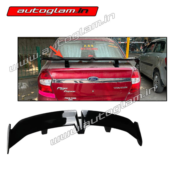 Ford Figo Aspire 2015+ Sedan Gloss Black Sporty Spoiler AGFFA659LS