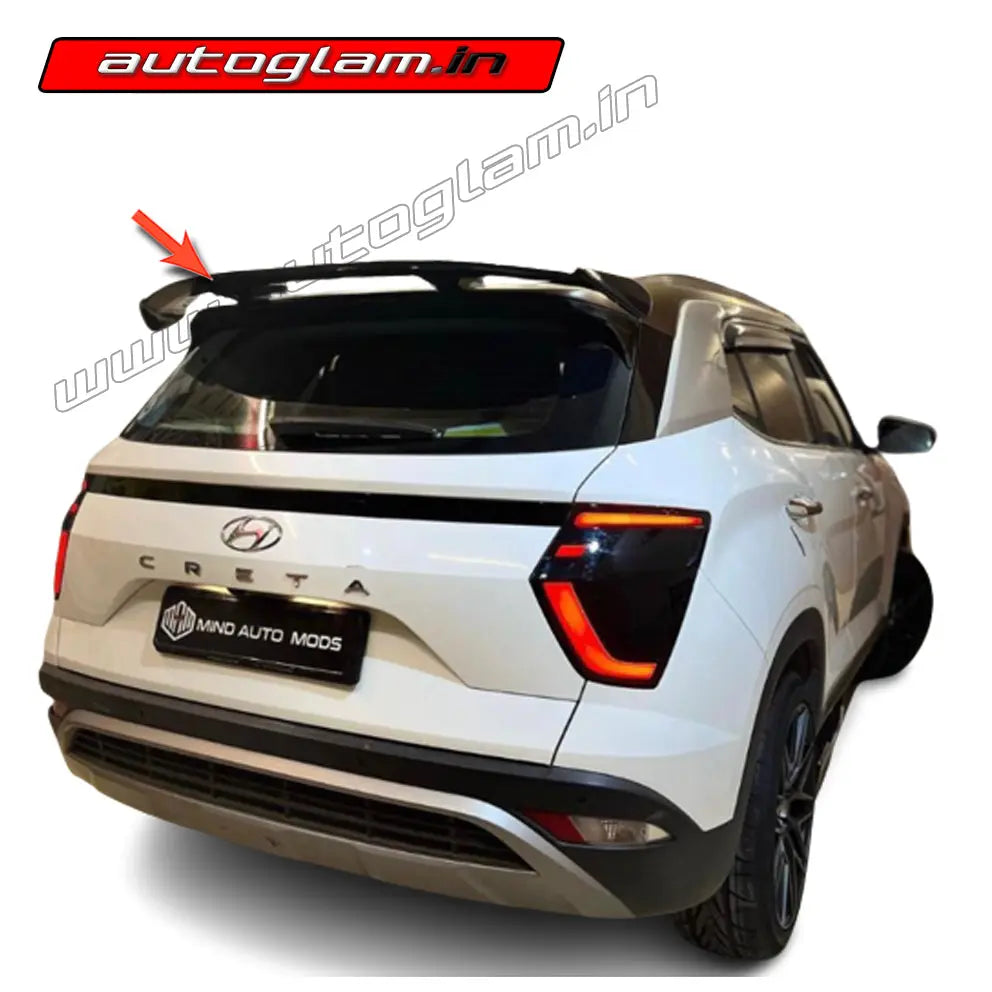 Hyundai Creta 2020+ Roof Spoiler Gloss Black AGHC985