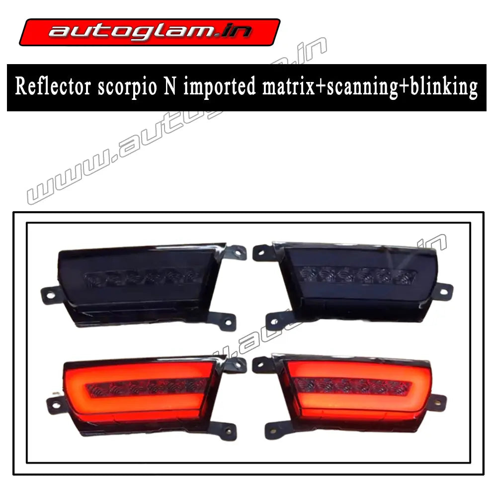 Mahindra Scorpio N 2022+ Reflector Imported Matrix+Scanning+