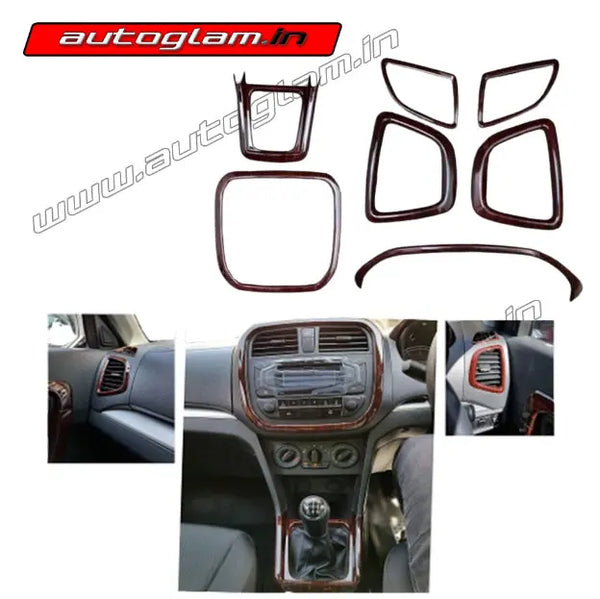 Maruti Suzuki Brezza wooden kit 7 pc | AGMS456WK – autoglam