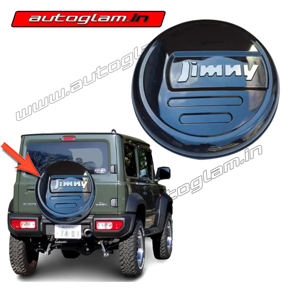 Maruti Suzuki Jimny ABS Stepney Cover, Gloss Black AGMSJ45SCGB