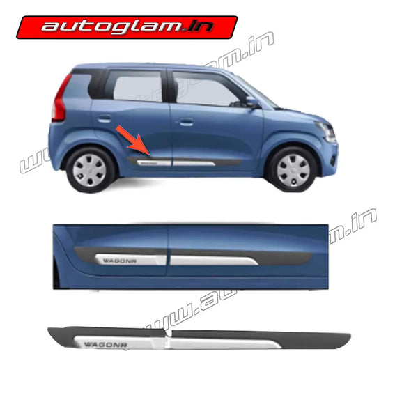 Maruti Suzuki Wagon r 2018-19+ Door Side Cladding | Autoglam – autoglam