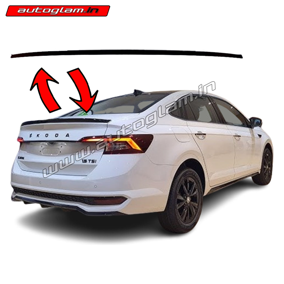Slavia Rear Diffuser Kit Skoda Slavia Lip Spoiler – Sporty Design & Aerodynamic Performance ...