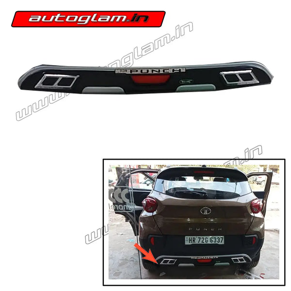 Tata Punch 2021+ ABS Rear Diffuser | AGTP12BBG – autoglam