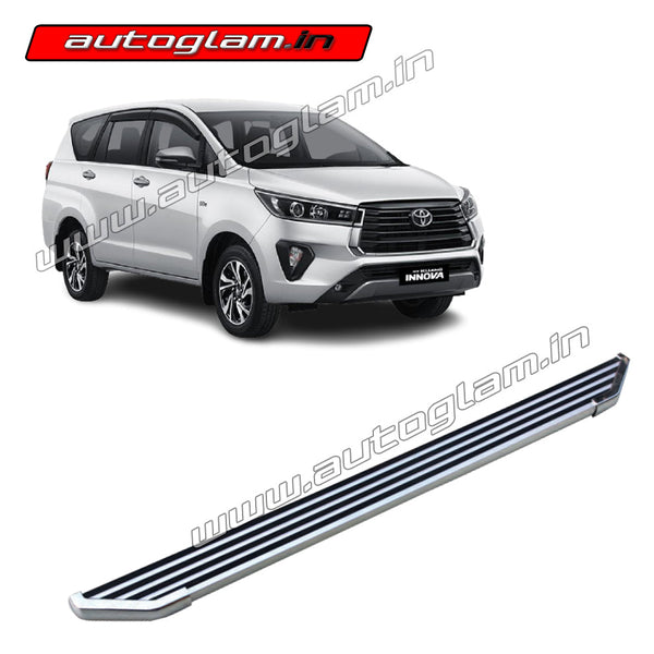 Innova Crysta Foot Step Orginal Toyota Innova Crysta 2021 Onwards Aluminium Foot Step, and Chrome Fini ...