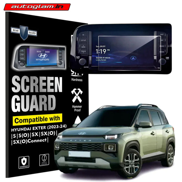 Premium Hyundai Exter Screen Guard - Infotainment Protection – autoglam