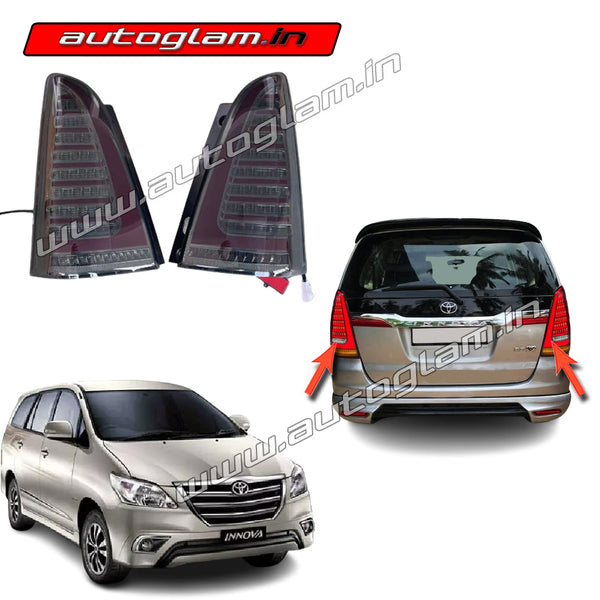 Toyota Innova 2003-15 LED Tail Lights India | Red, Smoked sequential ...