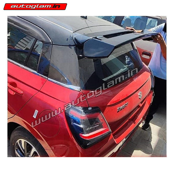 Swift Racing Spoiler Upgrade Your Maruti Swift with Black Monster Spoiler - Aggressive and ...