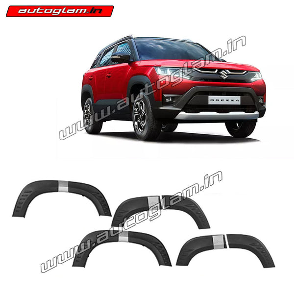 Maruti Suzuki Brezza 2022 Onwards Wheel Arch Cladding | AGSU684WC ...