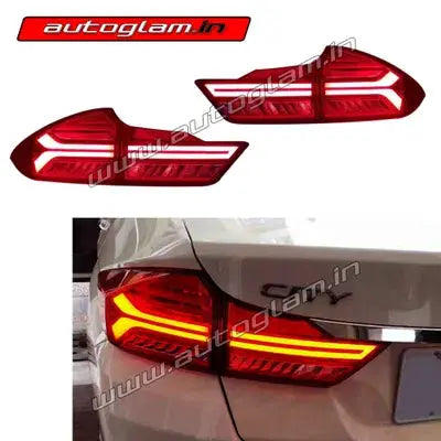 Honda City 2016-2020 Lambo Style LED Taillights with Matrix Indicator ...