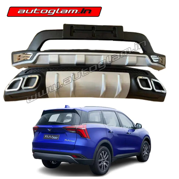 Xuv700 Diffuser Kit Mahindra Xuv 700 Front/Rear Nudge Guard, Bumper Diffuser | AGMX7ND ...