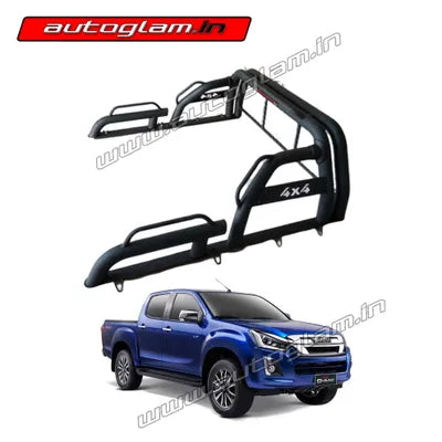 Roll bars for Isuzu D-Max 4X4 Style, Color -Black | Autoglam – autoglam