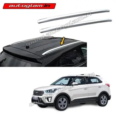 Roof Rails for Hyundai Creta 2018-19 Facelift All Models, COLOR SILVER,  AGHC201RR