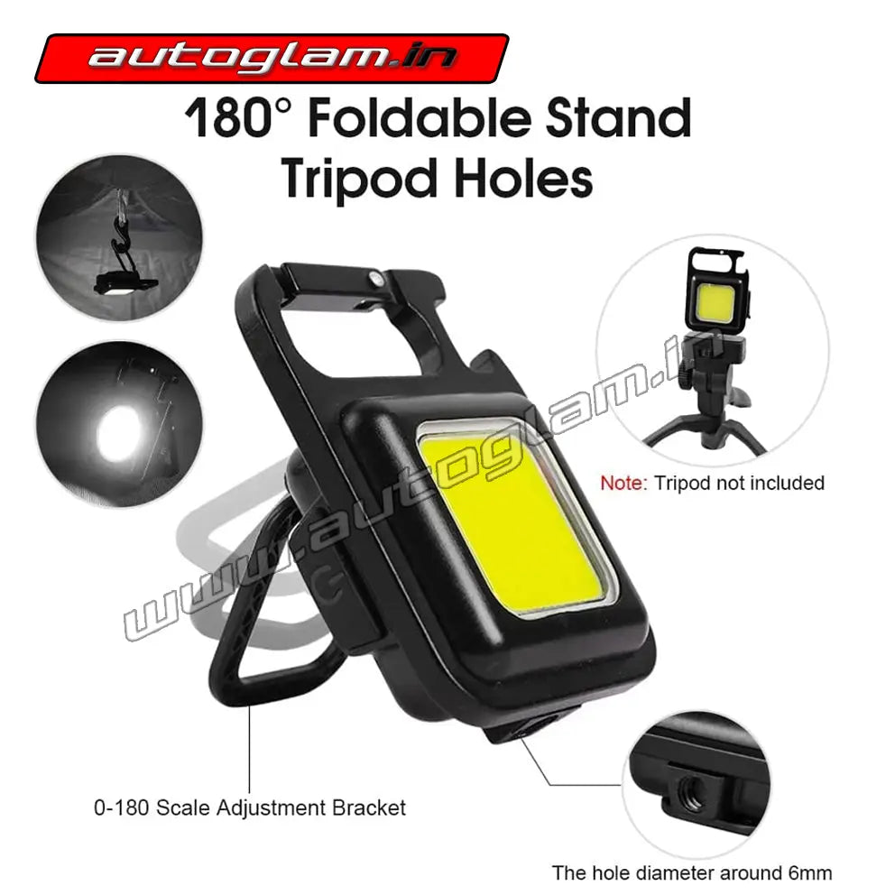 Universal Mini LED Flashlight Keychain Torch With Metal Body 500