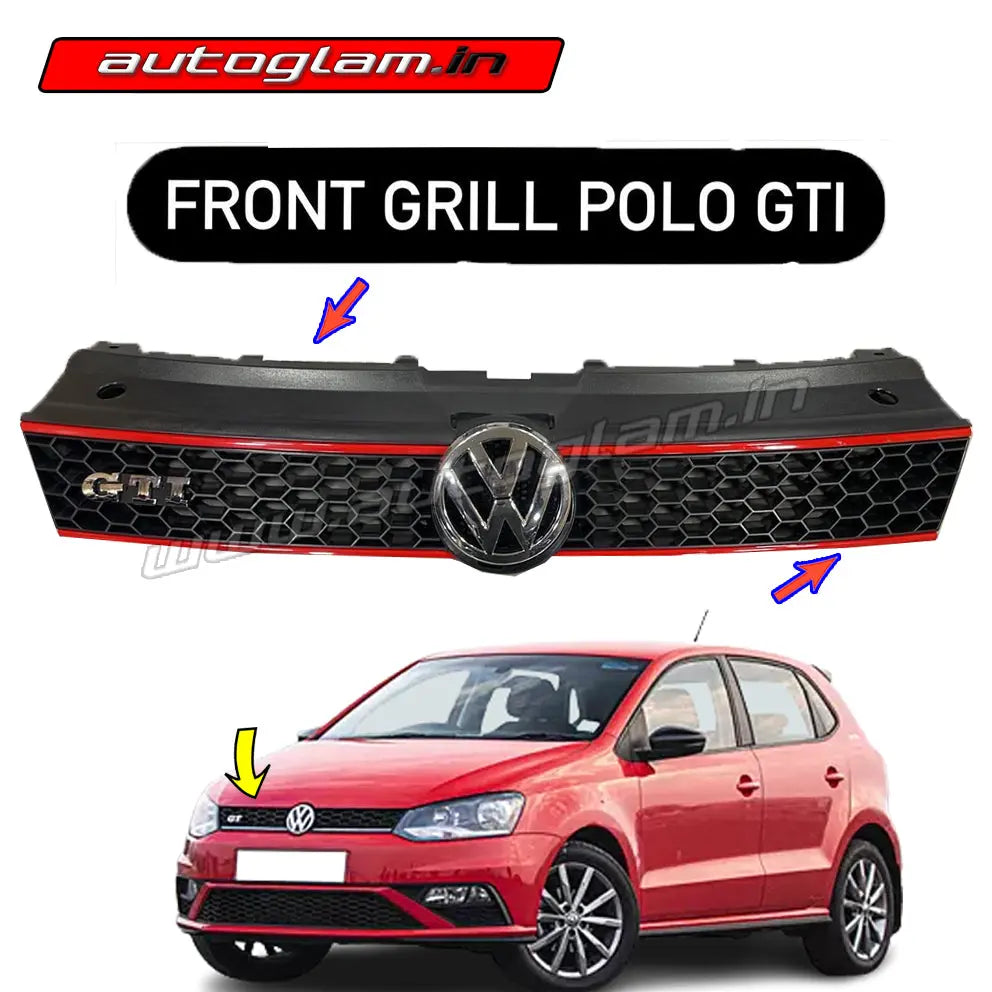Volkswagen Polo 2010-20 GTI Style Front Grill AGVP20GFG